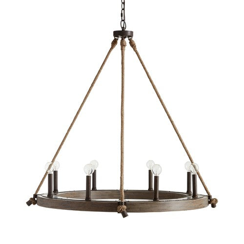 Capital Lighting 429681NG Tybee Large Foyer Chandelier - Nordic Grey