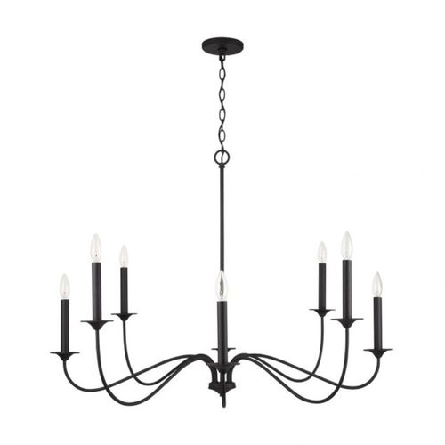 Capital Lighting 437281BI Vincent Mid Sized Chandelier - Black Iron