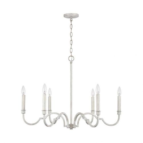 Capital Lighting 438561WW Demi Mid Sized Chandelier - Winter White