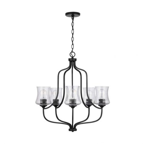 Capital Lighting 439251MB499 Reeves Mid Sized Chandelier - Matte Black