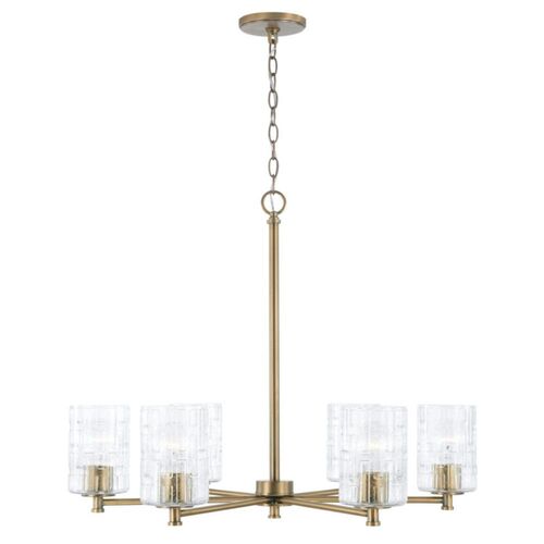 Capital Lighting 441361AD491 Emerson Mid Sized Chandelier - Aged Brass