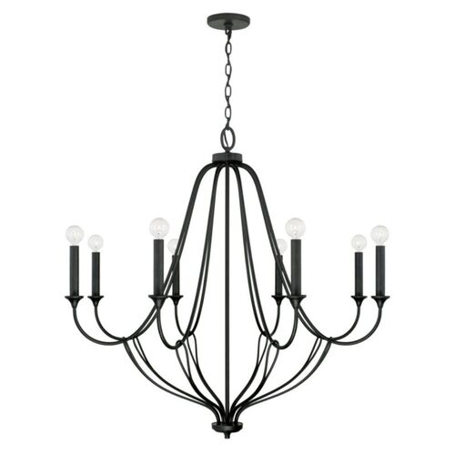Capital Lighting 441681BI Bentley Large Foyer Chandelier - Black Iron