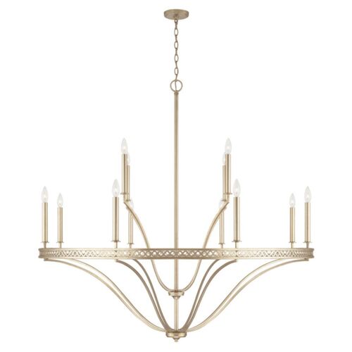 Capital Lighting 443101WG Isabella Large Foyer Chandelier - Winter Gold