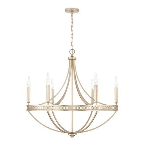 Capital Lighting 443161WG Isabella Mid Sized Chandelier - Winter Gold