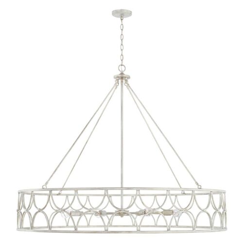 Capital Lighting 443381WW Ricci Large Foyer Chandelier - Winter White
