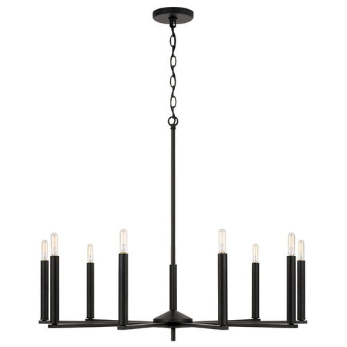 Capital Lighting 448691MB Portman Mid Sized Chandelier - Matte Black