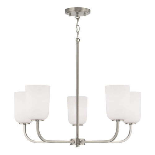 Capital Lighting 448851BN542 Lawson Mid Sized Chandelier - Brushed Nickel
