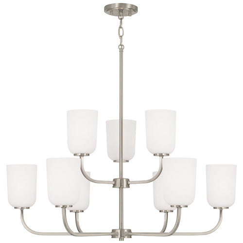 Capital Lighting 448891BN542 Lawson Mid Sized Chandelier - Brushed Nickel