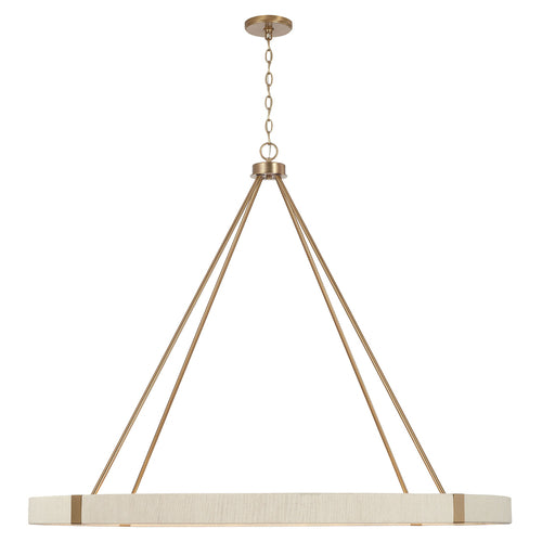 Capital Lighting 449801MA Delaney Large Foyer Chandelier - Matte Brass
