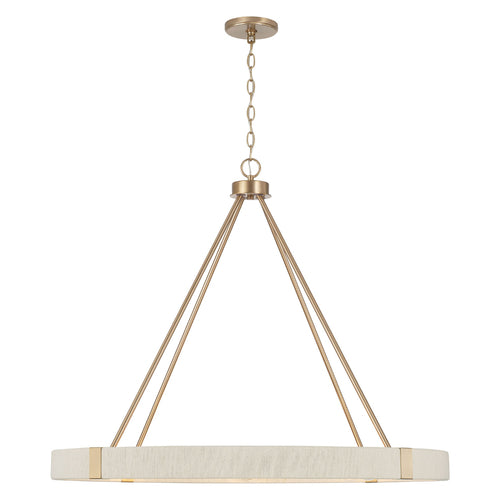 Capital Lighting 449881MA Delaney Large Foyer Chandelier - Matte Brass