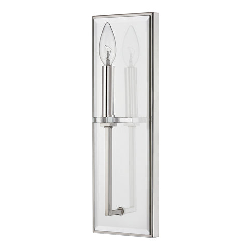 Capital Lighting 4811PN Morgan 1 Bulb Wall Sconce - Polished Nickel