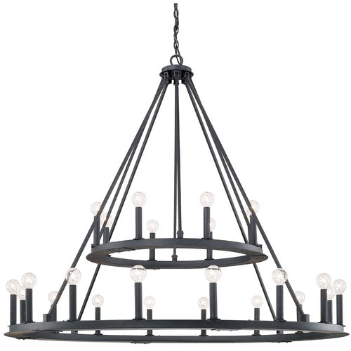 Capital Lighting 4910BI Pearson Large Foyer Chandelier - Basic Black