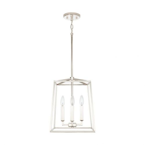 Capital Lighting 537641PN Thea Entrance / Foyer Pendant - Polished Nickel