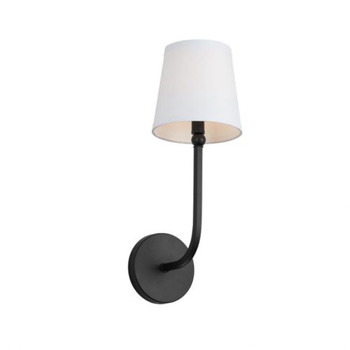 Capital Lighting 619311MB674 Dawson 1 Bulb Wall Sconce - Matte Black