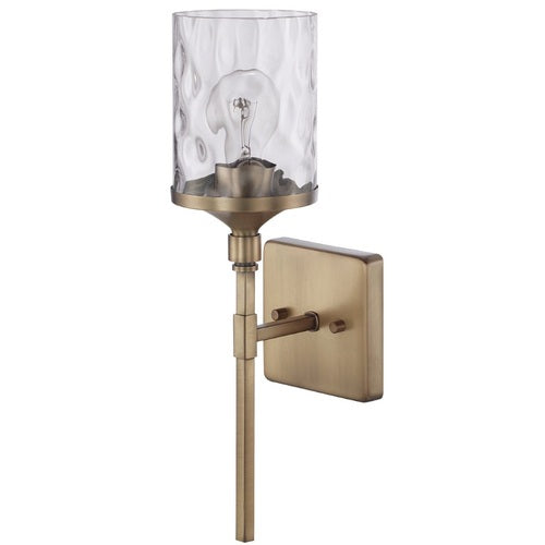 Capital Lighting 628811AD451 Collier 1 Bulb Wall Sconce - Aged Brass
