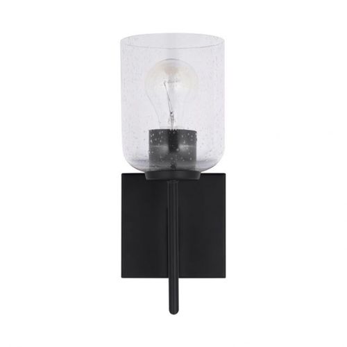 Capital Lighting 639311MB500 Carter 1 Bulb Wall Sconce - Matte Black