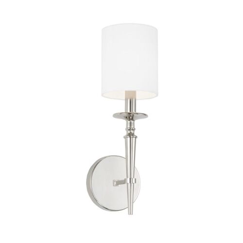 Capital Lighting 642611PN701 Abbie 1 Bulb Wall Sconce - Polished Nickel