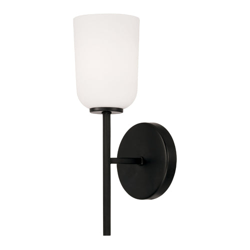 Capital Lighting 648811MB542 Lawson 1 Bulb Wall Sconce - Matte Black