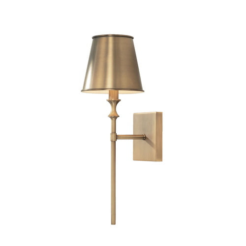 Capital Lighting 649711AD708 Whitney 1 Bulb Wall Sconce - Aged Brass
