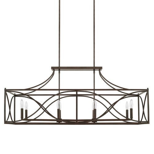 Capital Lighting 829181NG Tybee Linear Pendant - Nordic Grey