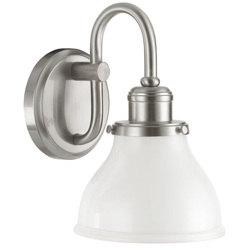 Capital Lighting 8301BN128 Baxter 1 Bulb Wall Sconce - Brushed Nickel