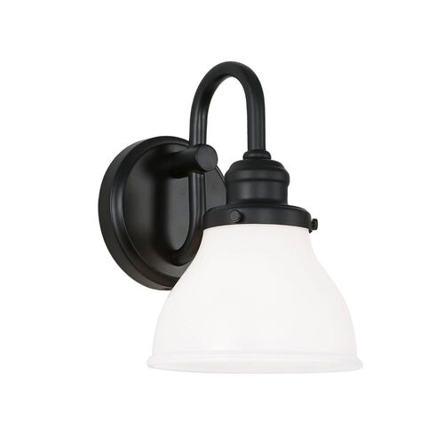 Capital Lighting 8301MB128 Baxter 1 Bulb Wall Sconce - Matte Black