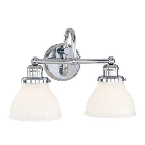 Capital Lighting 8302CH128 Baxter 2 Bulb Bathroom Light - Chrome