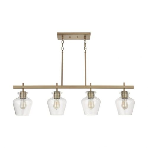 Capital Lighting 838141AD489 Danes Linear Pendant - Aged Brass