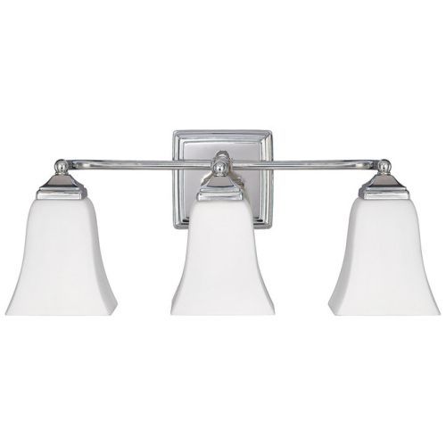 Capital Lighting 8453PN119 3 Bulb Bathroom Light - Polished Nickel