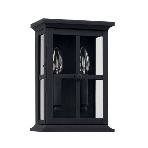 Capital Lighting 926421BK Mansell Outdoor Entrance Wall Light - Black