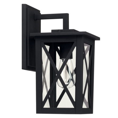 Capital Lighting 926611BK Avondale Outdoor Entrance Wall Light - Black