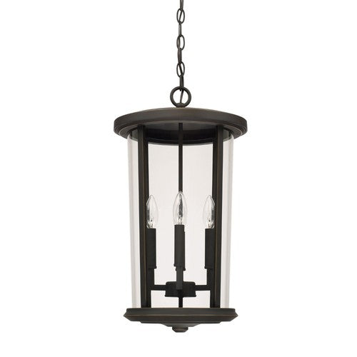 Capital Lighting 926742OZ Howell Outdoor Hanging Lantern - Oiled Bronze