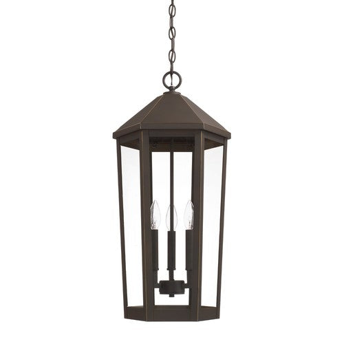 Capital Lighting 926933OZ Ellsworth Outdoor Hanging Lantern - Oiled Bronze