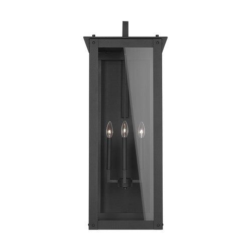 Capital Lighting 934642BK Hunt Outdoor Entrance Wall Light - Black