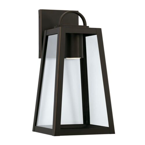 Capital Lighting 943711OZGL Leighton Outdoor Entrance Wall Light - Oiled Bronze
