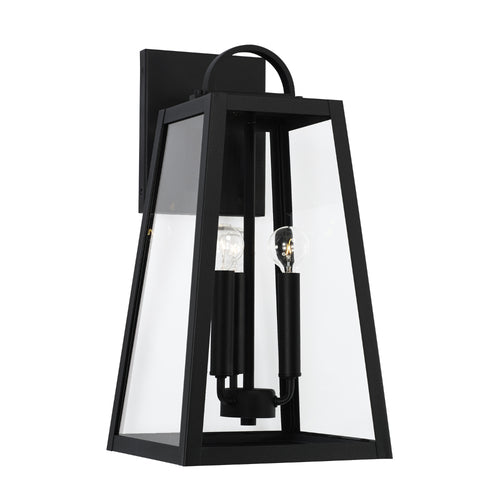 Capital Lighting 943732BK Leighton Outdoor Entrance Wall Light - Black