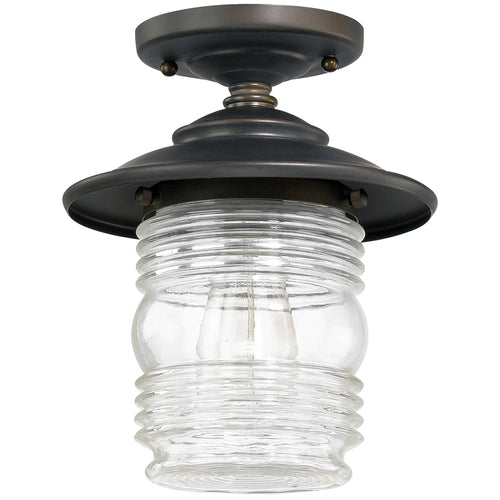 Capital Lighting 9677OB Creekside Outdoor Ceiling Mounted Light - Old Bronze