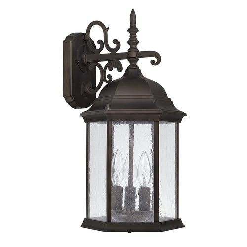 Capital Lighting 9834OB Main Street Outdoor Entrance Wall Light - Old Bronze