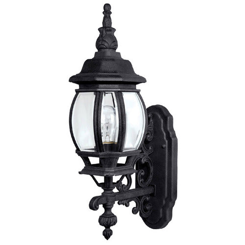 Capital Lighting 9867BK French Country Outdoor Entrance Wall Light - Black