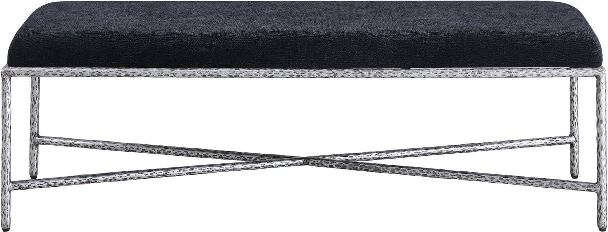 Valley - Bench With Silver Frame
