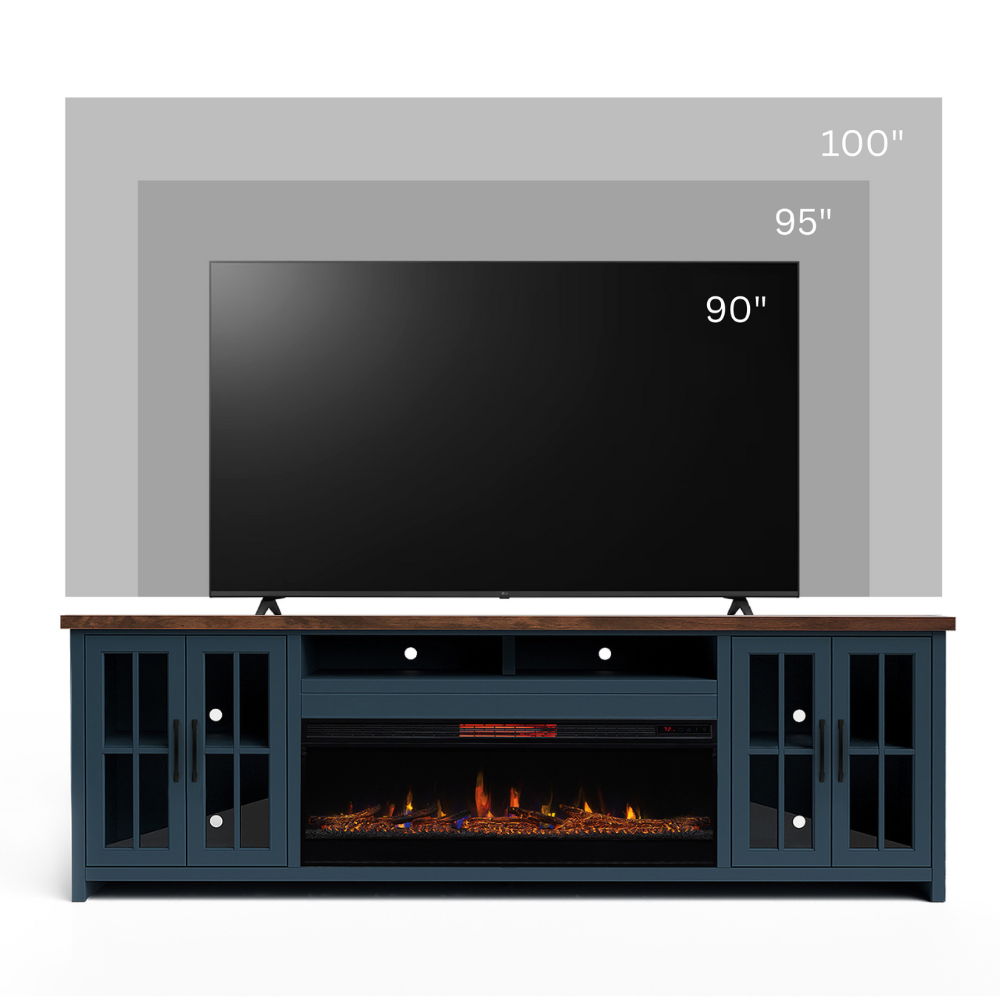 Nantucket - 74" Fireplace TV Stand Console