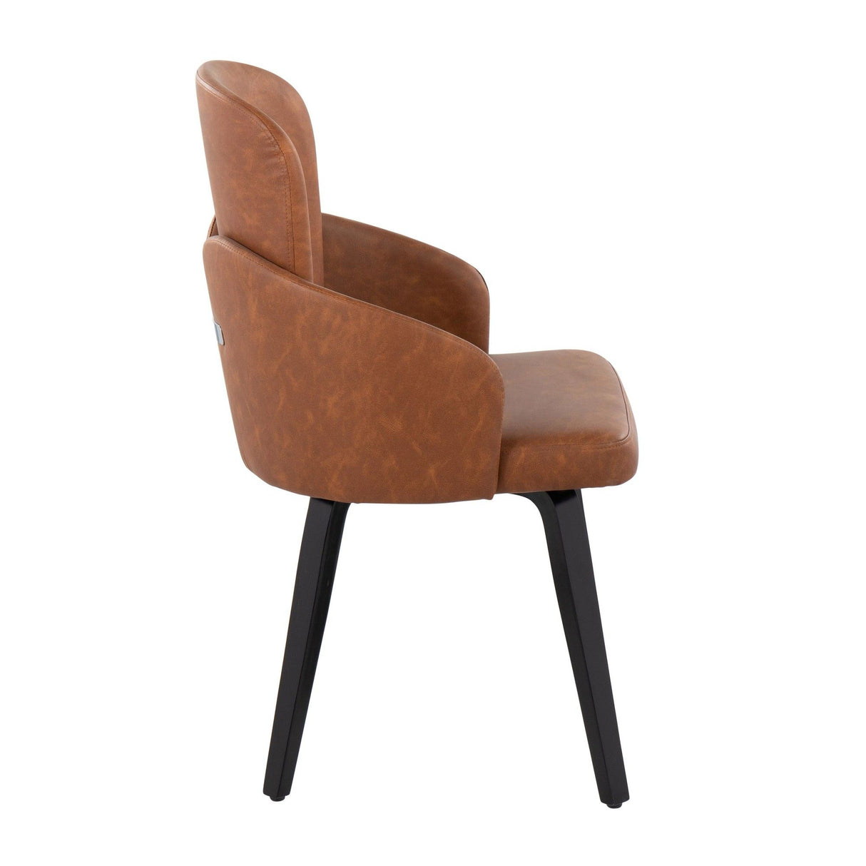 Dahlia - Contemporary Dining Chair (Set of 2) - Black Wood