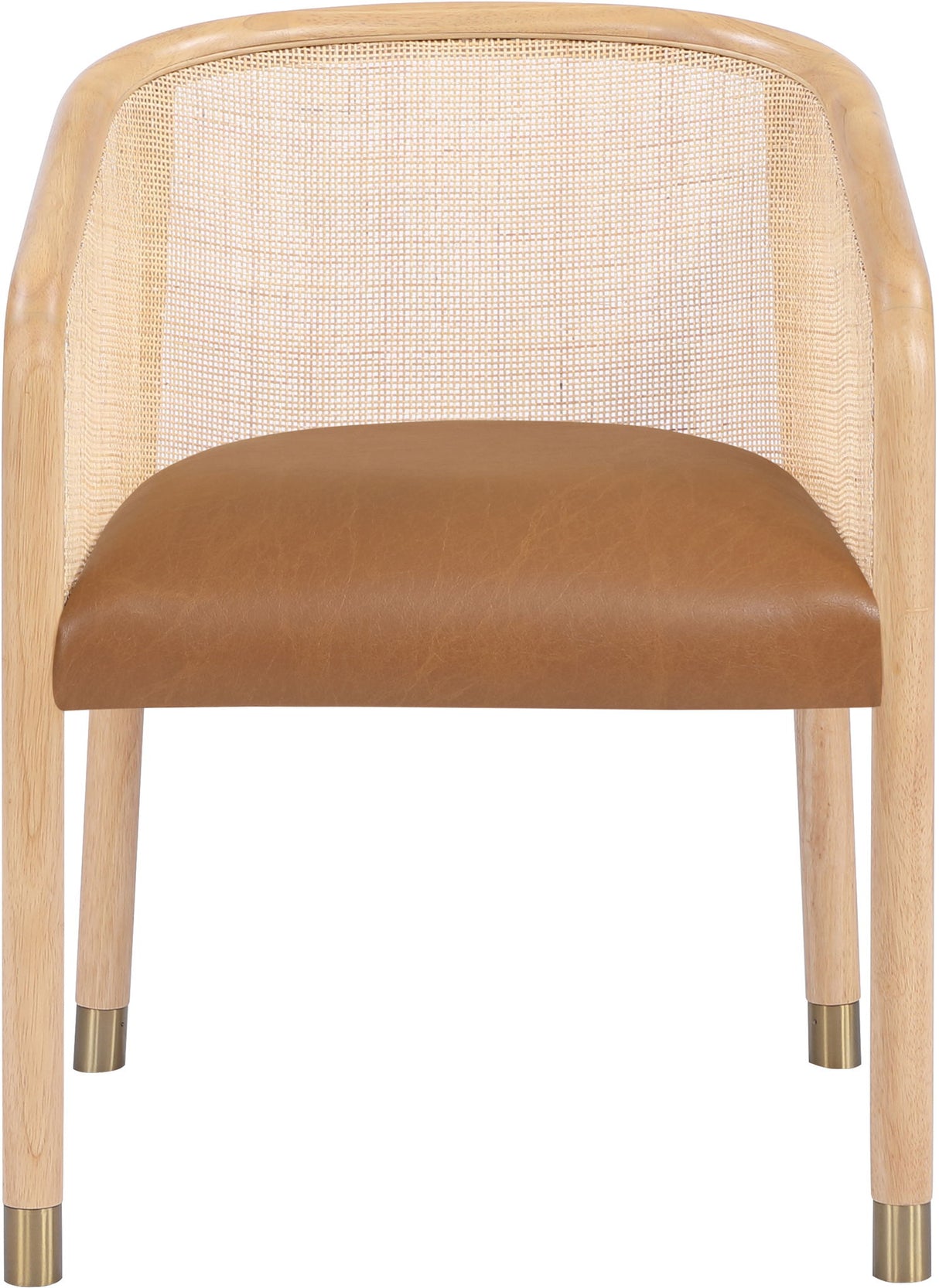 Sylvan - Vegan Leather Dining Chair (Set of 2) - Natural Frame