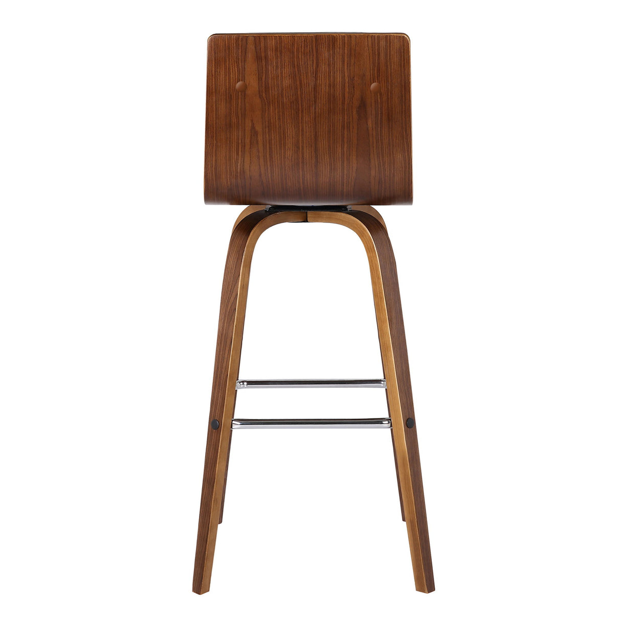 Vienna - 26" Swivel Counter Stool - Walnut Wood