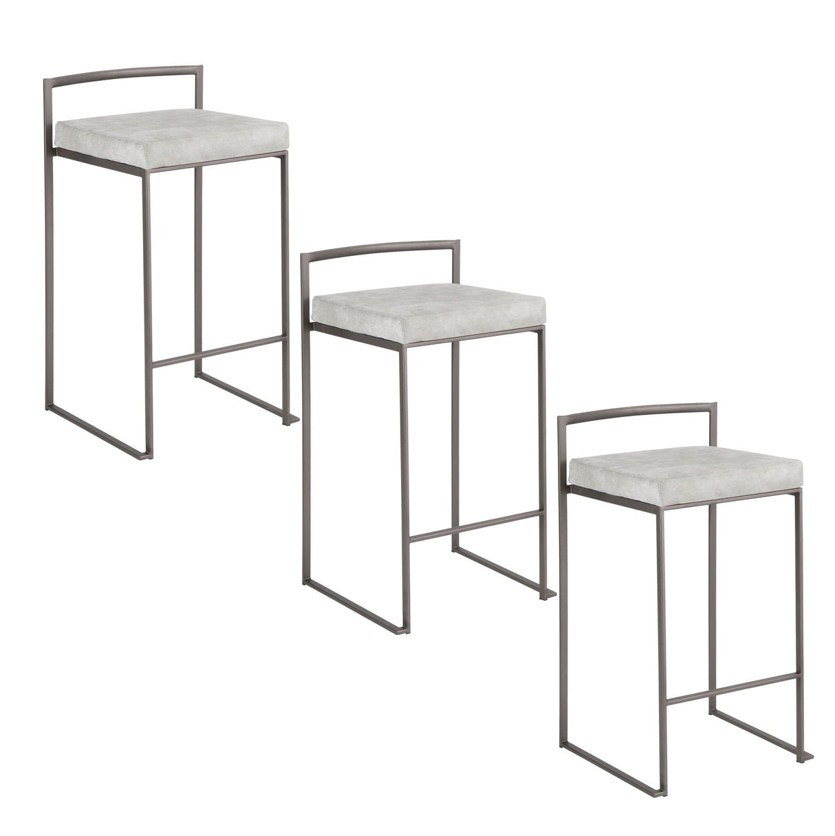 Fuji - Stackable Counter Stool Set