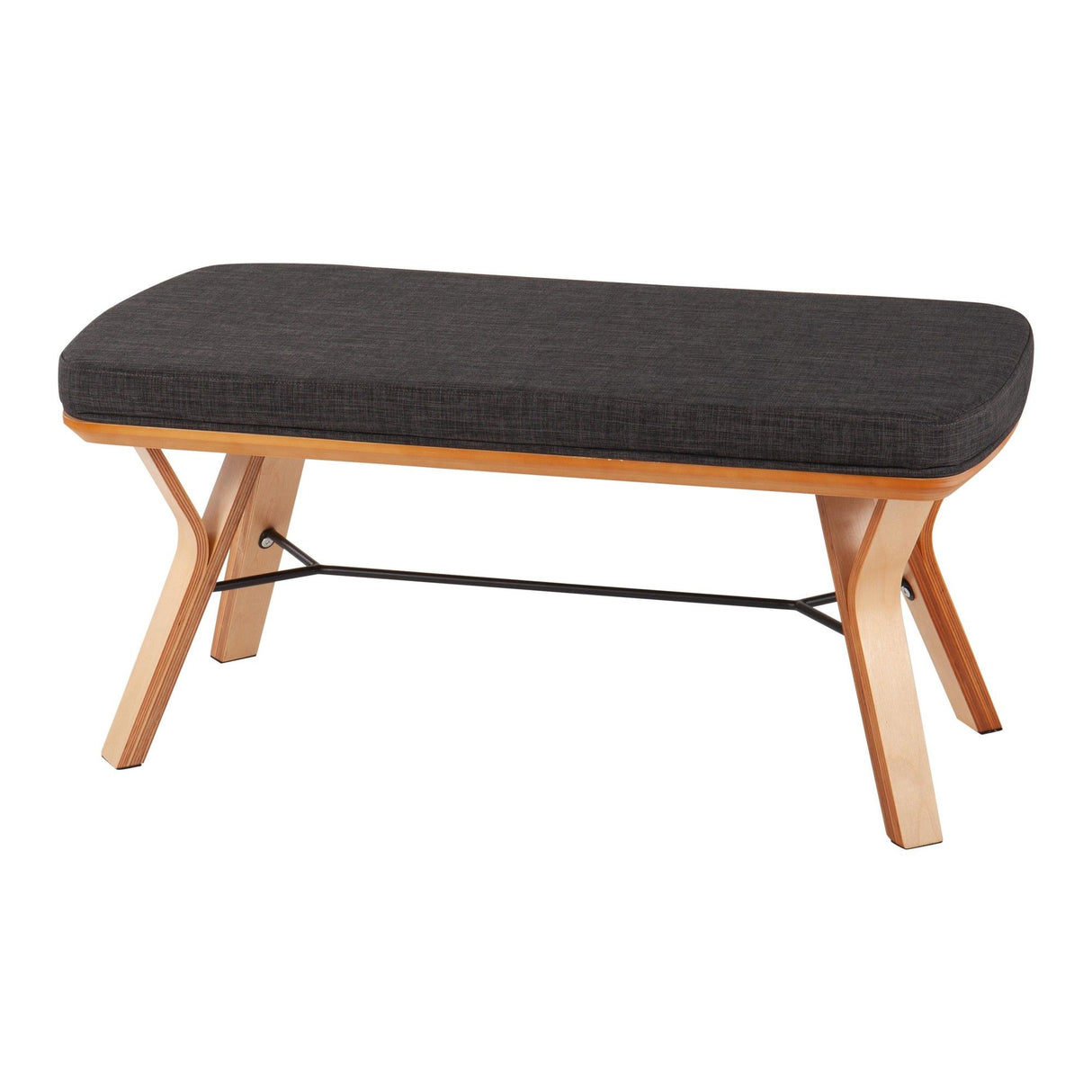 Folia - Mid-Century Modern Bench