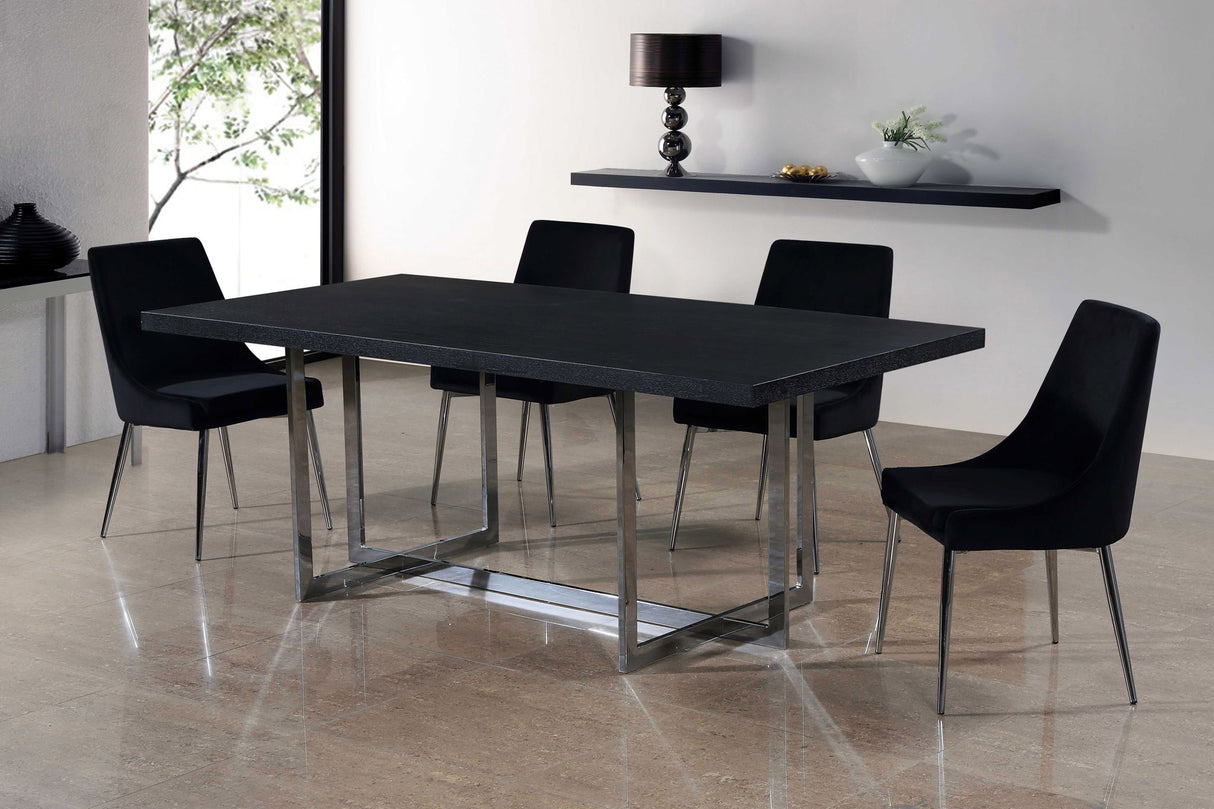 Karina - Dining Chair with Chrome Legs (Set of 2)