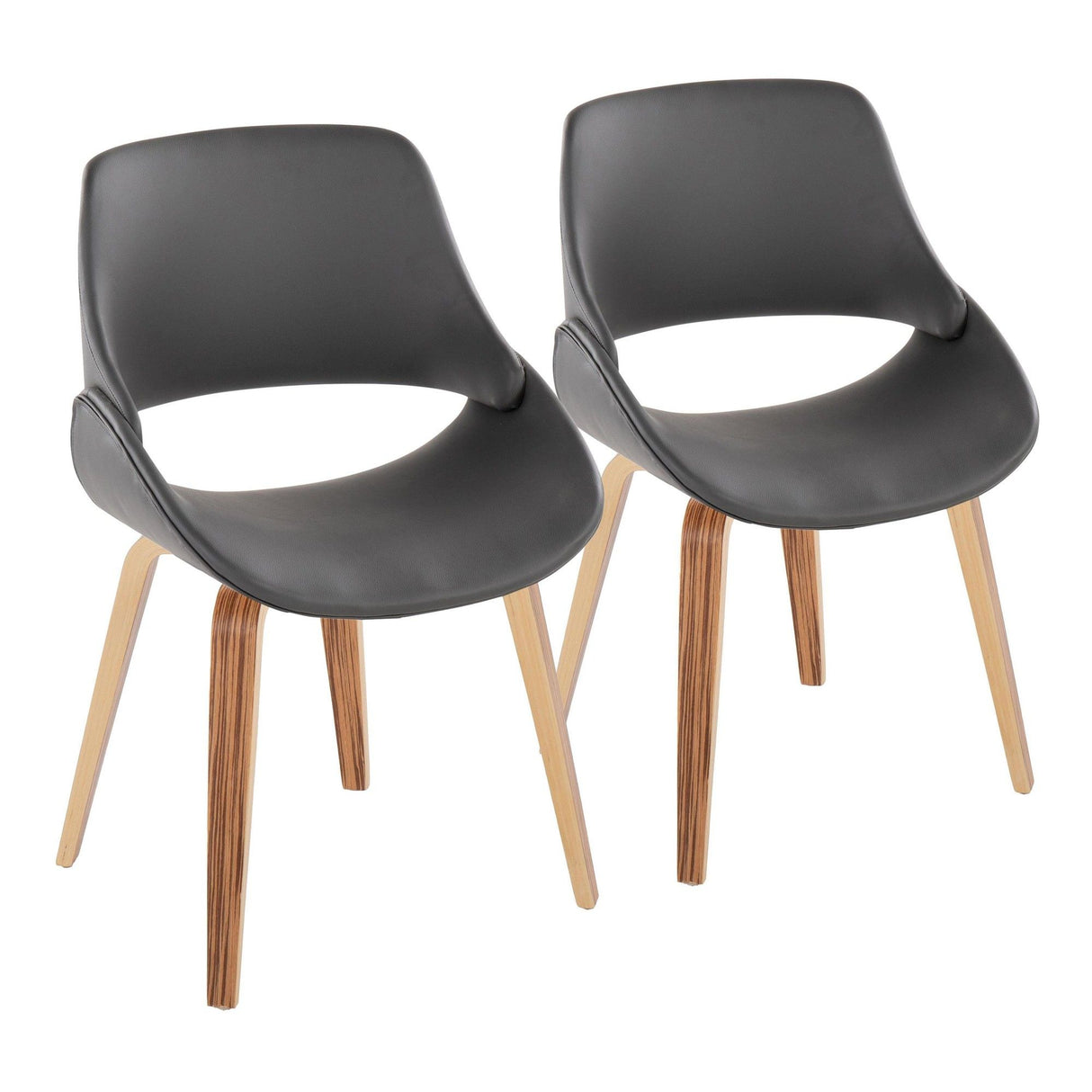 Fabrico - Chair (Set of 2) - Zebra Legs