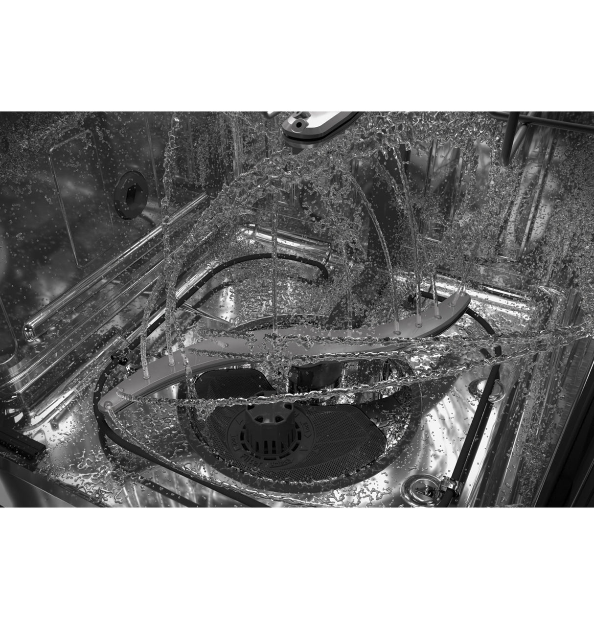 GE(R) ENERGY STAR(R) Top Control with Stainless Steel Interior Dishwasher with Sanitize Cycle & Dry Boost with Fan Assist - (GDT645SGNBB)