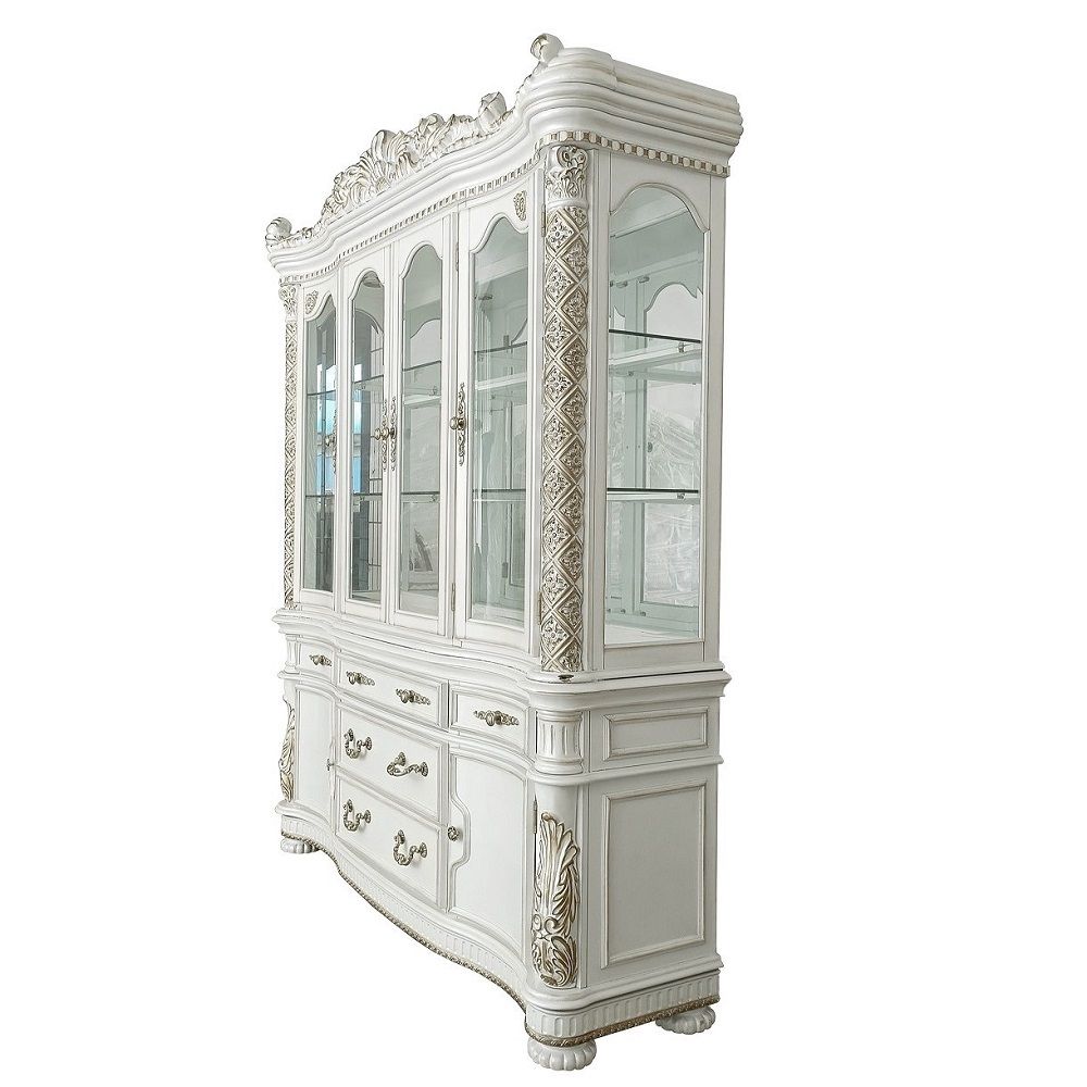 Vendome - Buffet & Hutch - Antique Pearl